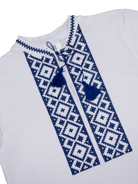 Вишиванка для хлопчиків Luna Kids р.146 білий 0079 