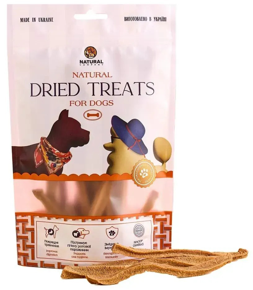 Лакомство Naturall мясные полоски из утки 100 г (4820241161492)