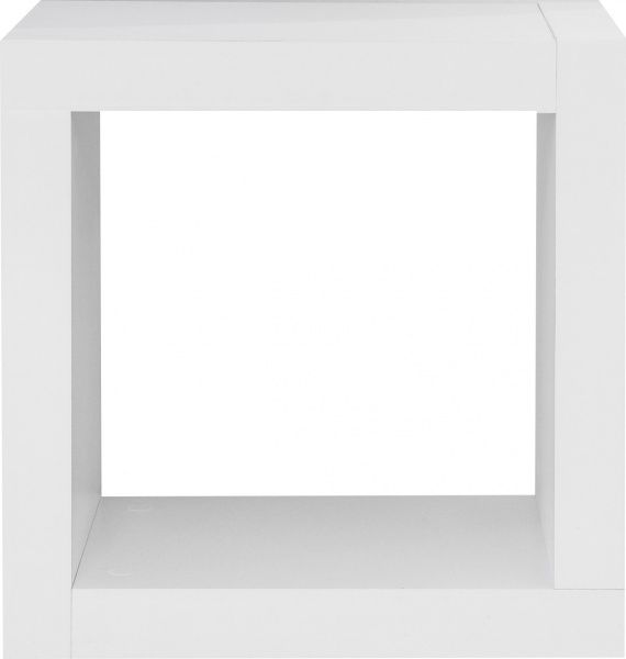 Стелаж двосторонній Кубус МІКС 1х1, 438x438x290 мм білий 