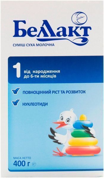 Сухая молочная смесь Беллакт с нуклеотидами 1 400 г 4810263018638