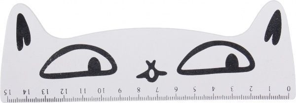 Линейка Глазки кота 15 см