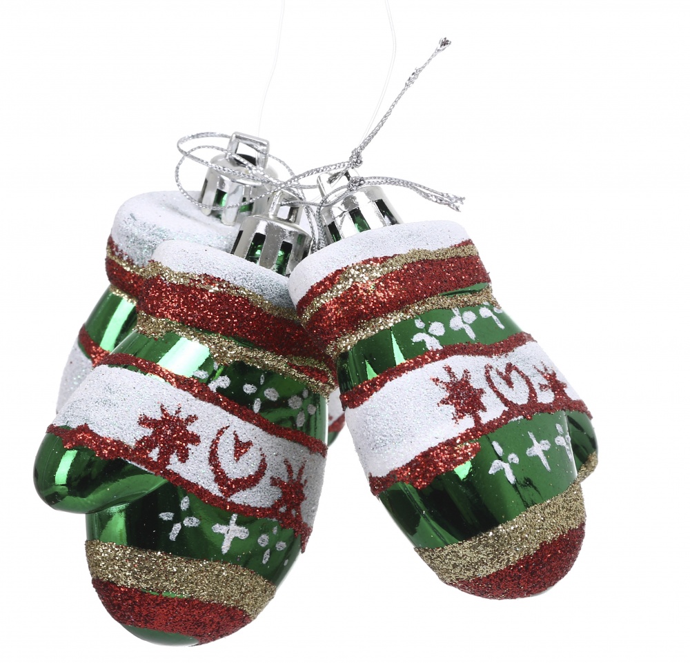 Набір підвісок 3 шт рукавичка 3 кольори в асортименті 7 см EPI-14-NO.41 (N1/ 7003-236/3S)