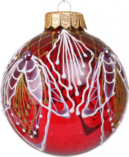 Куля новорічна Декор-престиж d 100 мм в асортименті