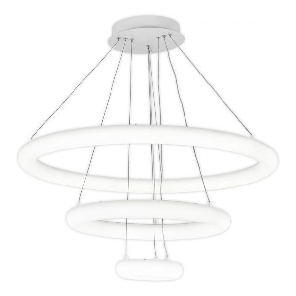 Люстра светодиодная Hopfen Gravitation 3R с пультом ДУ (Plexiglas) 150 Вт белый 