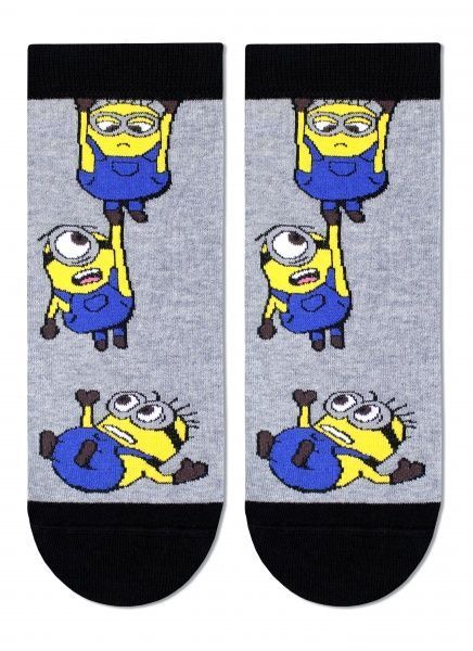 Носки мужские Брестские 2138 MINIONS (укороченные) 293 р. 29 серый меланж 1 пар 