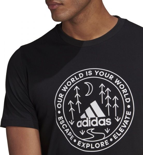 Футболка Adidas M CRCL XPLR T GL2840 2XL чорний