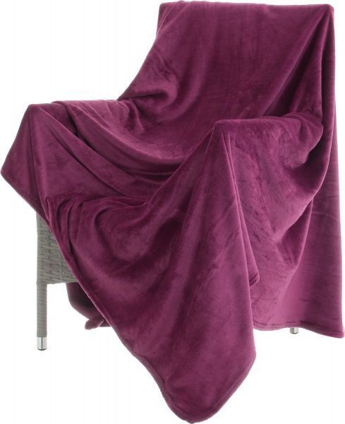 Плед Basic 160x200 см пурпурний La Nuit 