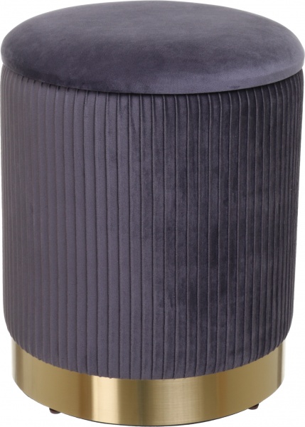 Скриня-пуф Francis темно-сірий 31,5х31,5х38 см 