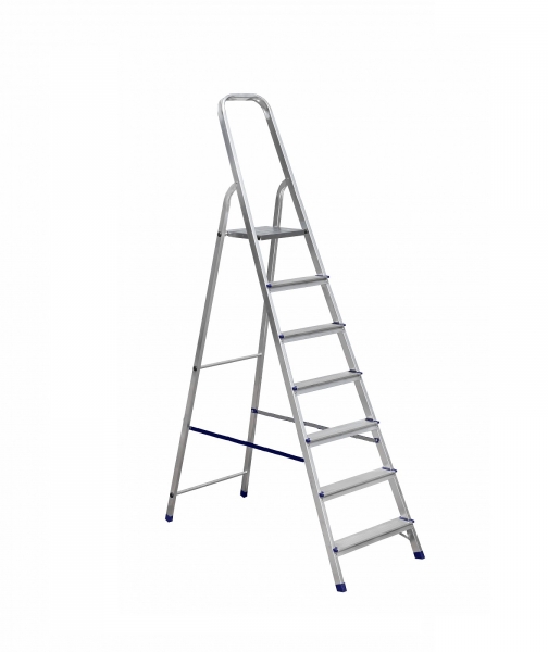 Драбина-стрем’янка Техпром алюмінієва матова 7-ми ступінчаста АМТ 707