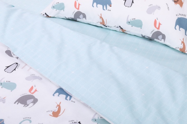 Комплект постельного белья NANTONG розовый с рисунком