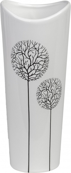 Ваза керамічна Eterna 210215 29,5 см біла 