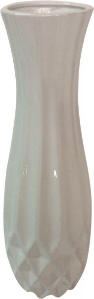 Ваза Токио 2 белая 46 см Наша Кераміка