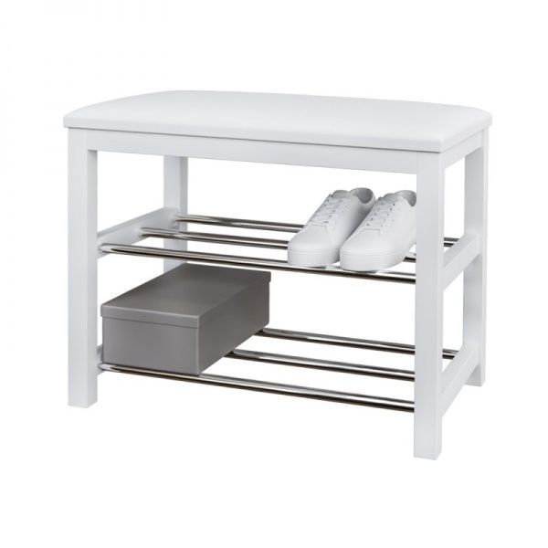 Банкетка Новіта 640х300х480 мм білий 