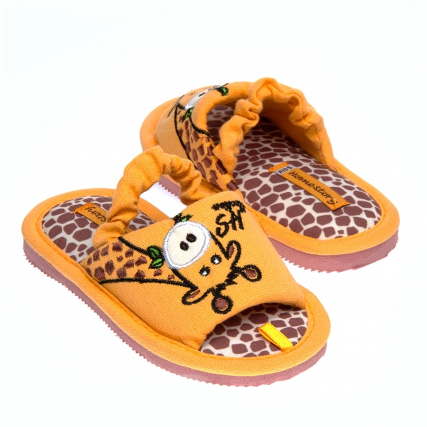 Тапочки детские для девочки Home Story р.26 желтый 210254-21 