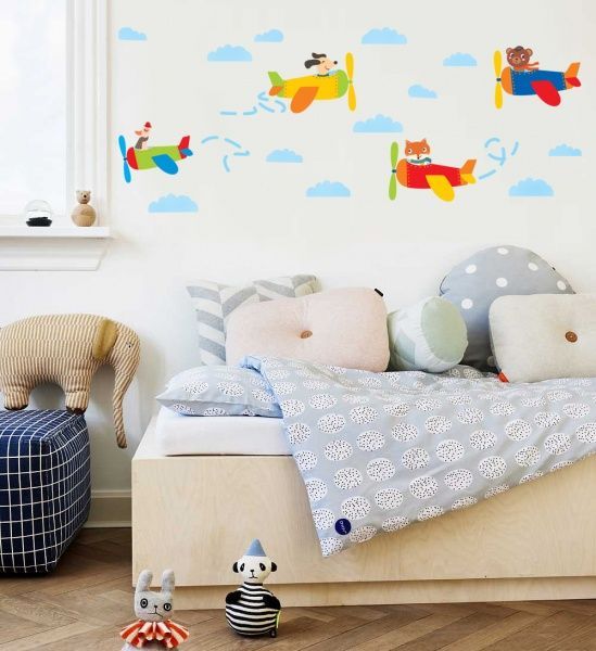 Декоративна наліпка Design stickers Літак 29.7x42 см