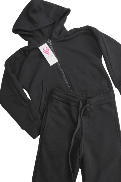 Спортивний костюм для хлопчиків Роза р.122 чорний 221112 