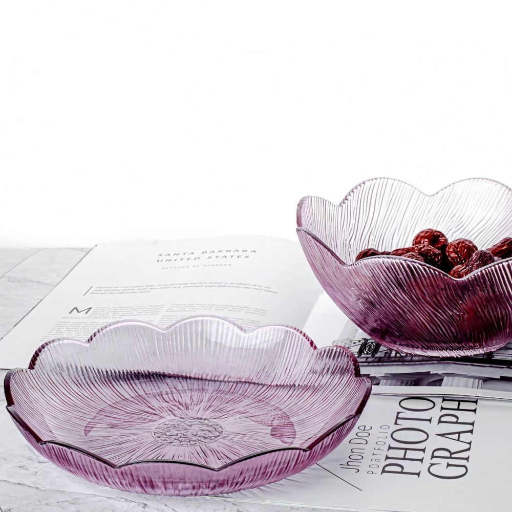 Блюдо Helios Violet 22 см фіолетове P110F