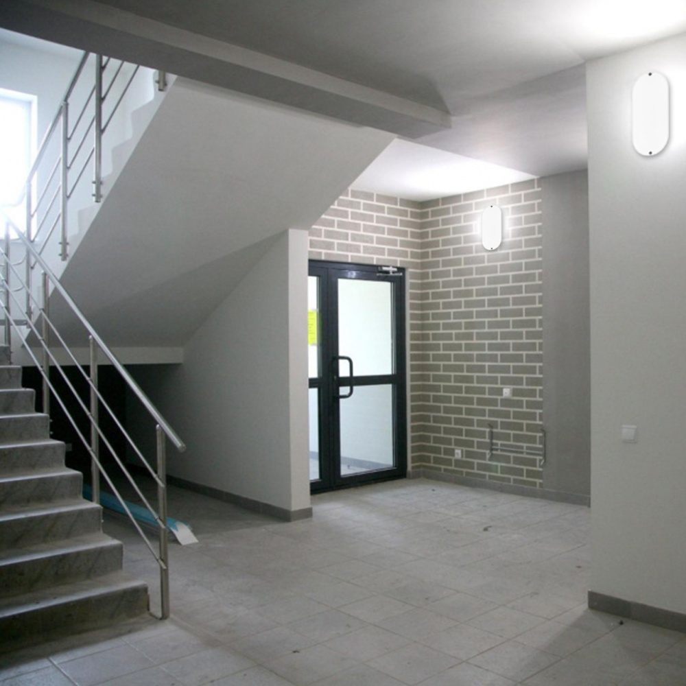 Светильник административный LED Eurolamp 12 Вт 5000 K IP65 LED-NLS-12/50(sensor)(G10)