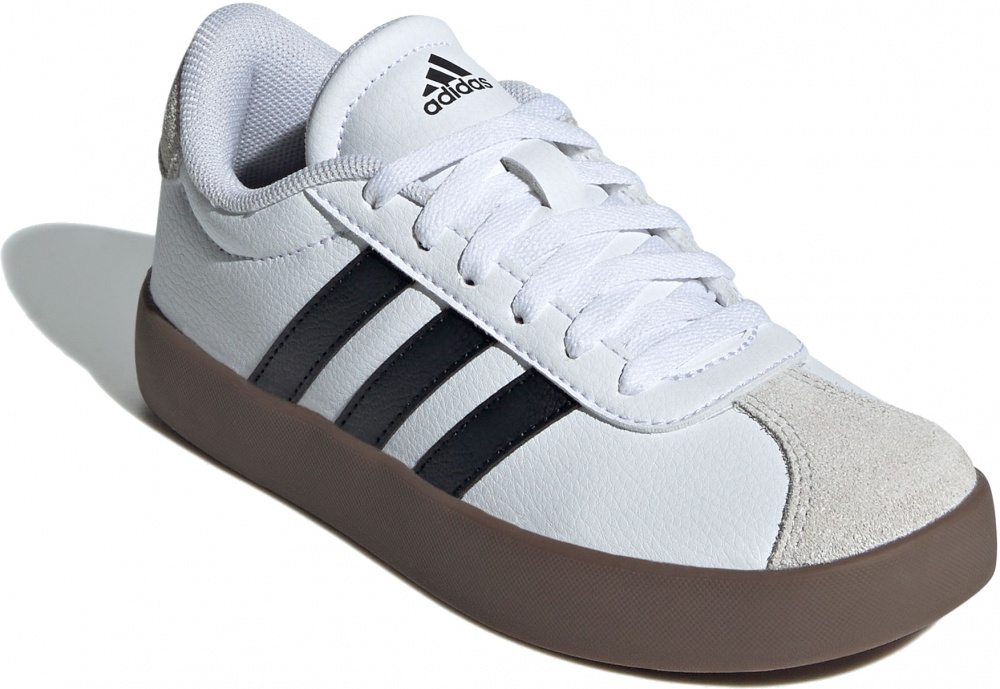 Кроссовки детские демисезонные Adidas VL COURT 3.0 K ID9062 р.35,5 белые
