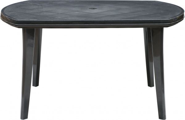 Стол Keter Elise 90x137 см антрацит 255243