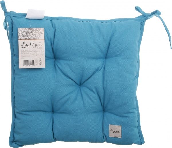 Подушка на стул Яркость 40х40 см бирюзовій La Nuit