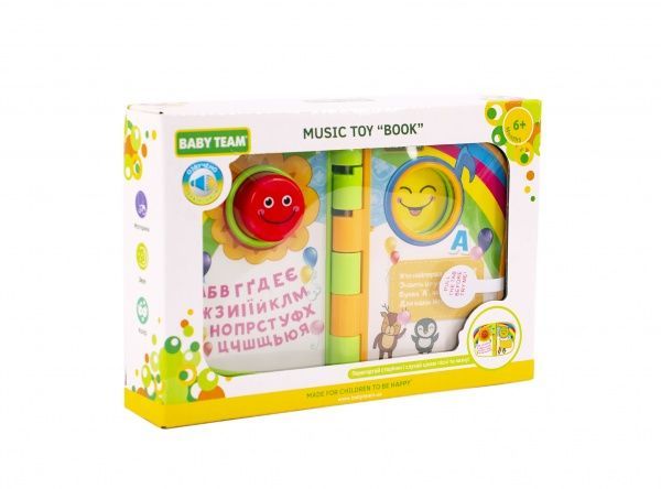 Игрушка музыкальная Baby Team Книжка 8632