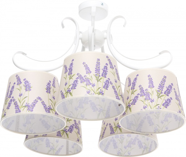 Люстра потолочная TK Lighting Lawenda 5xE27 белый 2035 
