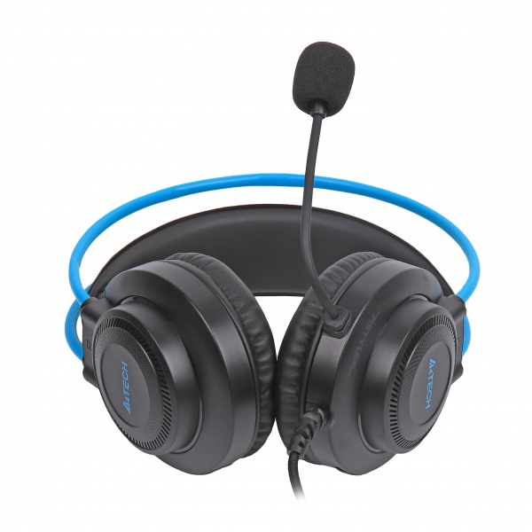 Наушники A4Tech FH200U (Blue) grey (FH200U (Blue)) Fstyler USB Stereo Headphone 