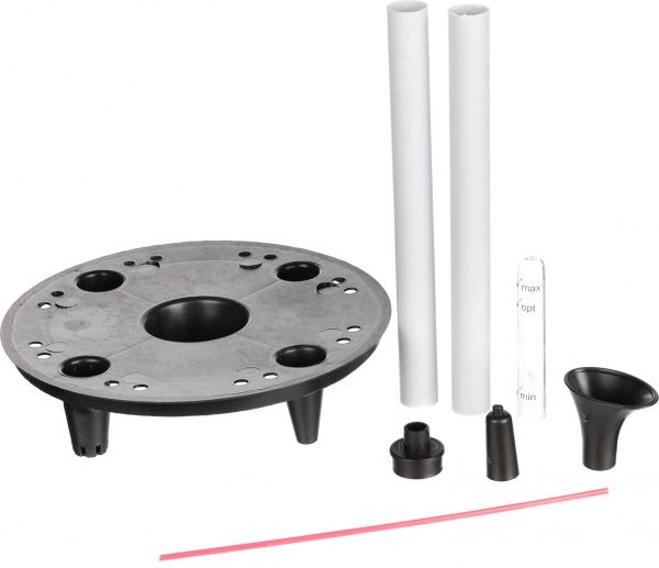 Горщик пластиковий Алеана Ротанг круглий 7,6л теракот 