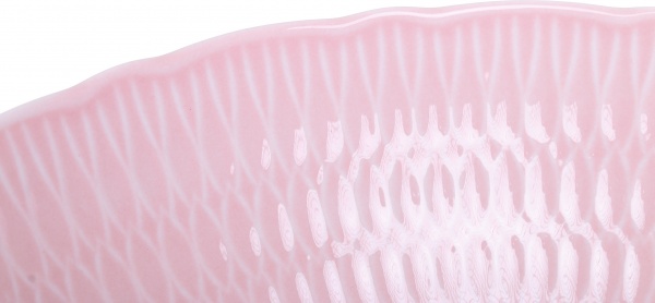 Салатник Sofia 26 см фарфоровый розовый Cmielow