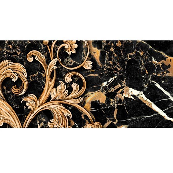 Декор Golden Tile Saint Laurent №2 9АC321 чорний 300х600 мм
