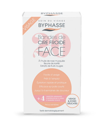  Byphasse холодний віск та делікатних зон для чутливої шкіри 20 шт./уп.