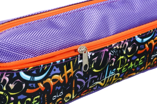 Пенал на молнии Graffit Стрит арт Lider разноцветный