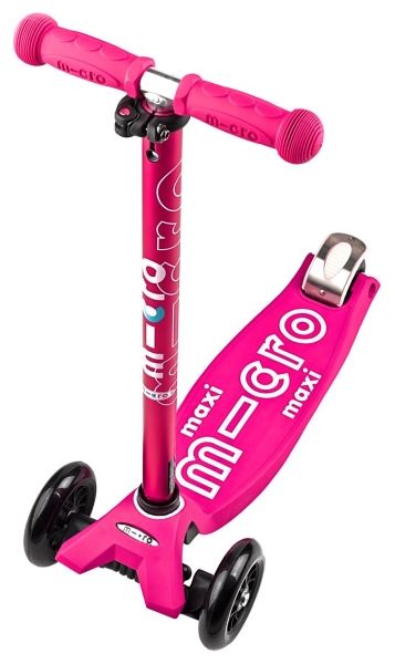 Самокат Micro Mobillity Systems Maxi Micro deluxe shocking pink розовое сияние ММD035 