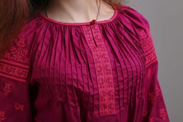 Вышиванка Эдельвика р. S розовый 31-17/00 