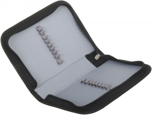 Пенал школьный Мото черно-зеленый