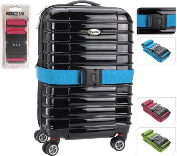 Ремінь для багажу 180х5 см колір в асортименті 