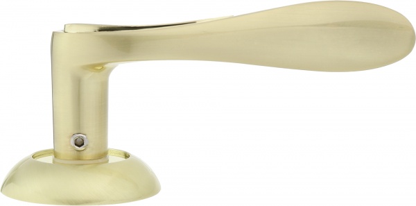 Ручка на розетці Comit Norma CM 175 полірована латунь/матова латунь