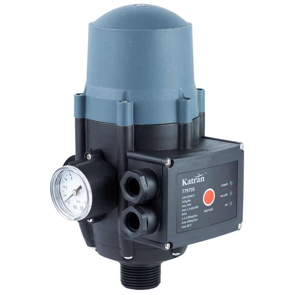 Контроллер давления Wetron электронный 1.1 кВт Ø1