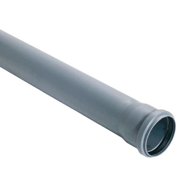 Труба внутренняя канализационная EVCI Plastik ПВХ 110х3000х1.8 мм