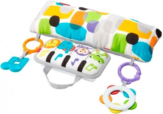 Игрушка музыкальная Fisher Price мягкая для игры на животике Fisher-Price Пианино GJD27