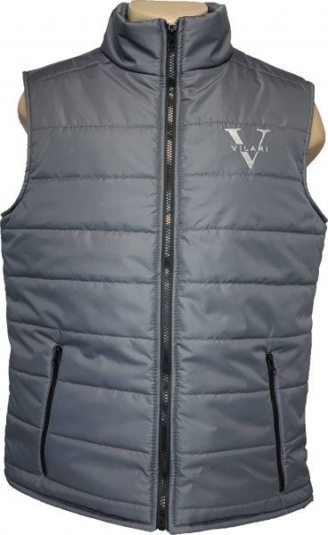 Жилет Україна стёганый мужской темно-серый L