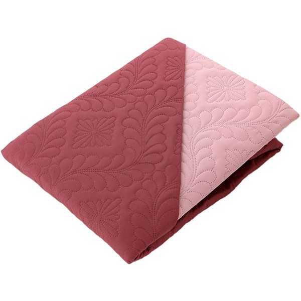 Покривало Underprice двостороннє бордо/рожевий 140x220 см