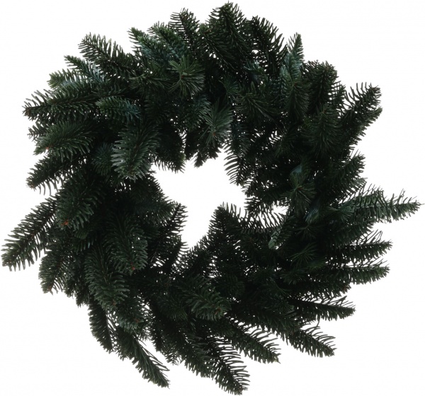 Венок новогодний литой Изумрудный d540 мм ВЛСз 