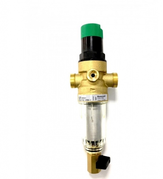 Фільтр самопромивний Resideo тонкого очищення з редуктором Honeywell FK06-1/2AA 