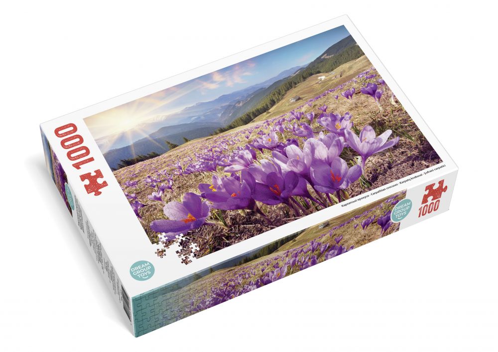 Пазл DGT Карпатські крокуси 1000 елементів TRFL_UA/4