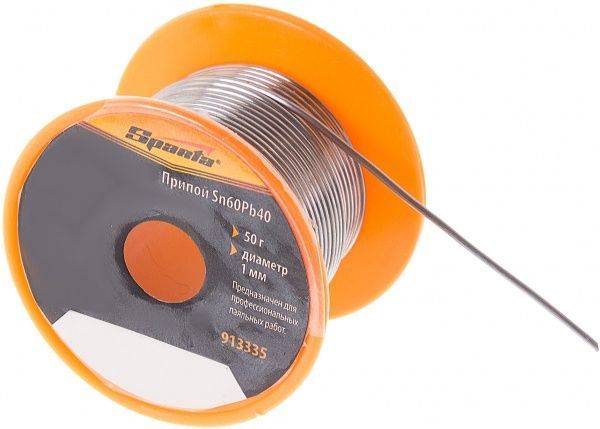 Припій Sparta D 1 мм 50 г котушка Sn60Pb40 913335