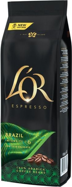 Кофе в зернах L’OR Espresso Brazil 500 г 8711000464649 