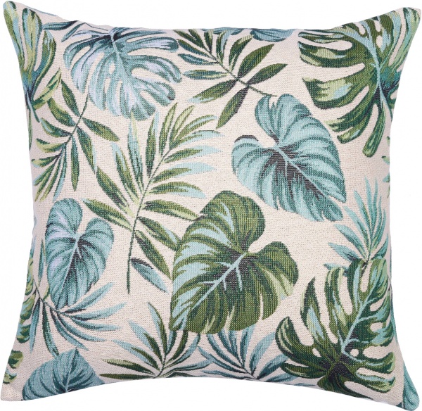 Наволочка декоративная Lefard Попугай 47x47 см бежевый с рисунком Home Textile 