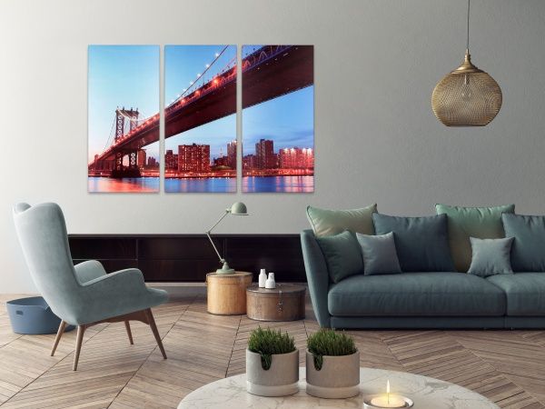 Картина модульна на полотні 3 частини 100x150 см ФКМ3*1-150 